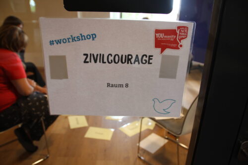 Workshop Zivilcourage auf der Jugendkonferenz 2018 in Nürnberg